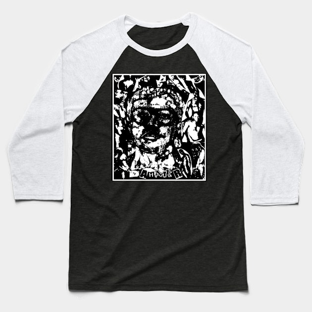 Punk Jeff Dahmer Baseball T-Shirt by Stay Morbid Oddities